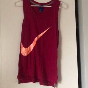 Pink Nike tank